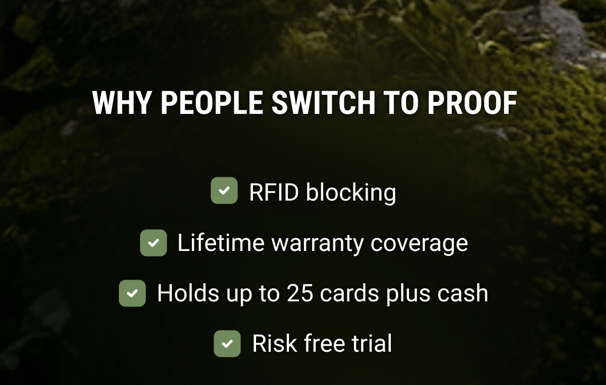 WHY PEOPLE SWITCH TO PROOF