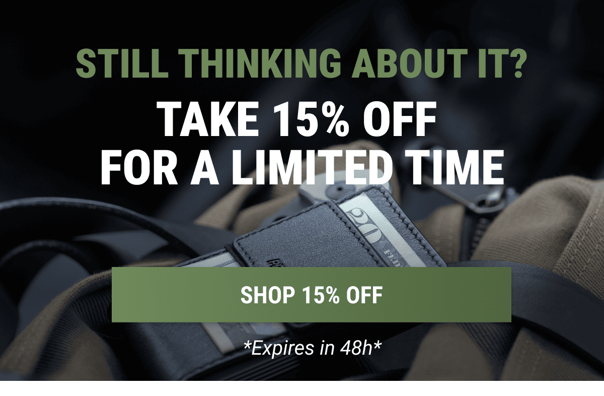 Still Thinking About It? Take 15% OFF  For A Limited Time