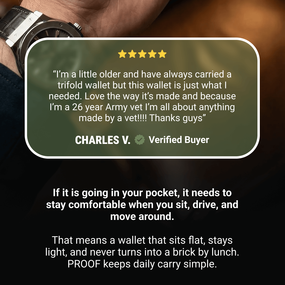 If it is going in your pocket, it needs to stay comfortable when you sit, drive, and move around.