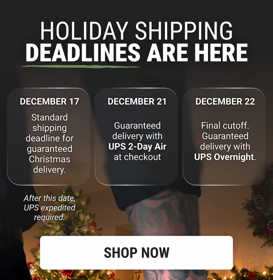 Holiday Shipping Deadlines Are Here