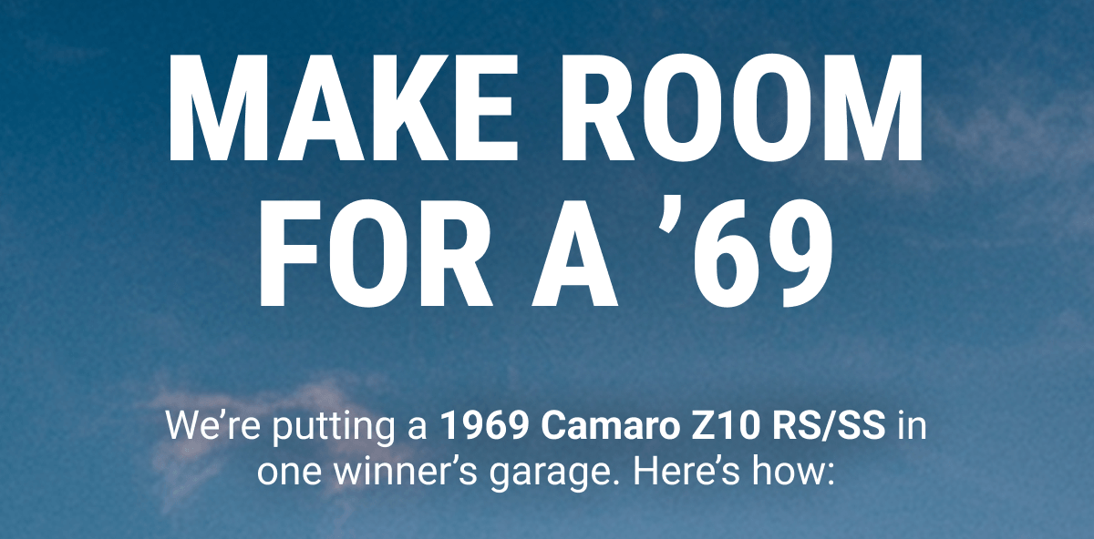 MAKE ROOM FOR A ’69