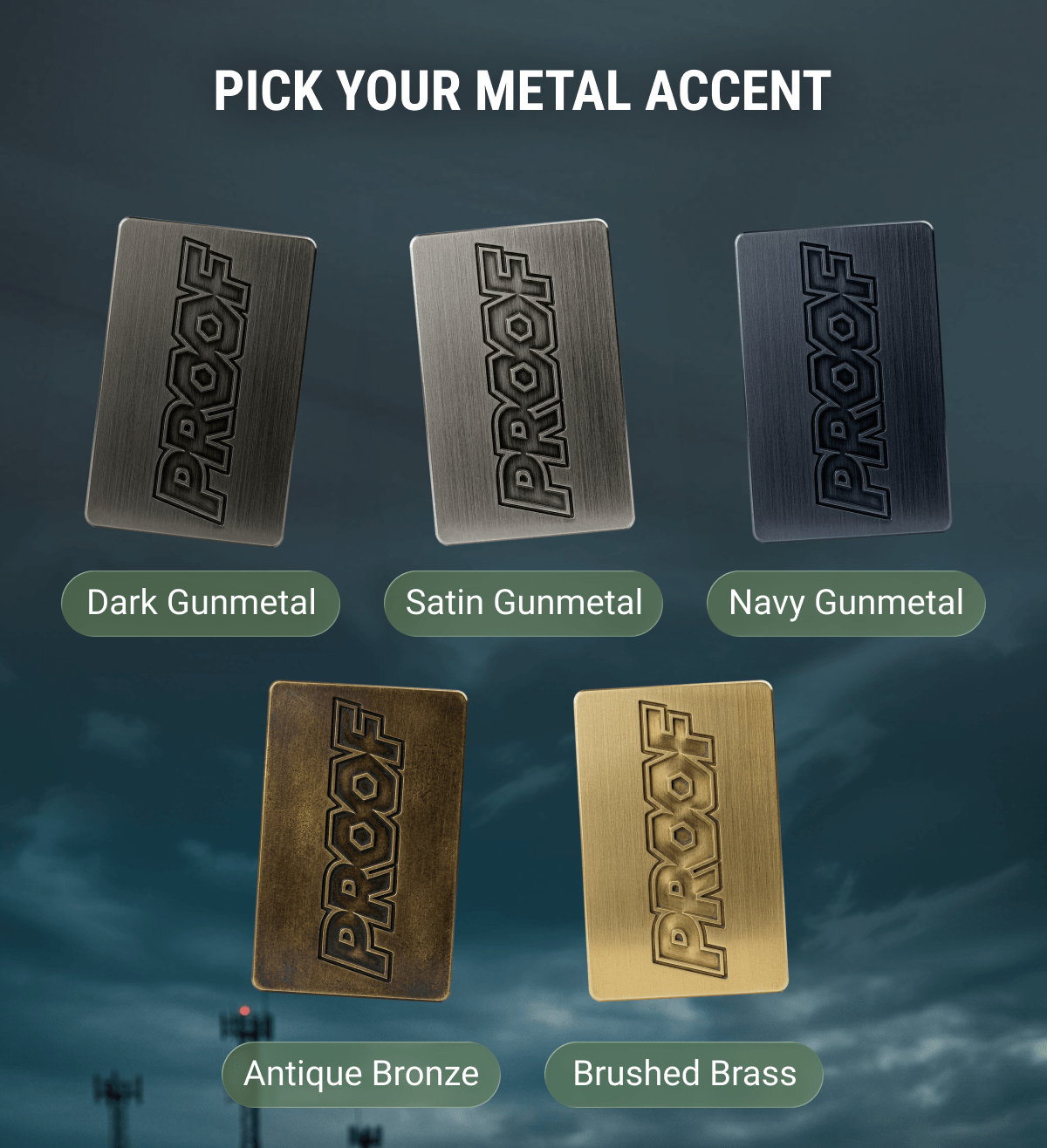 Pick Your Metal Accent