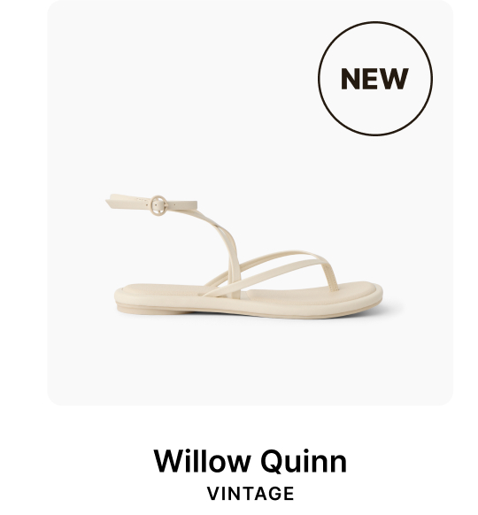 The sandal that always gets compliments. Willow Quinn pairs its unique, dressed-up look with comfort you'll feel all day. Shop now!