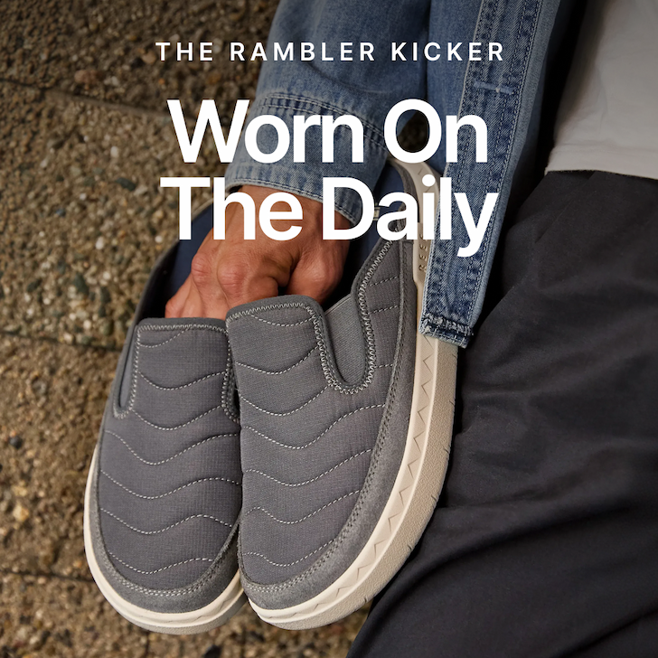 Getting geared up for fall should always start with the Rambler. Whether it's around the house, checking the surf, or grabbing some coffee, this collection has your feet covered. Shop now! 