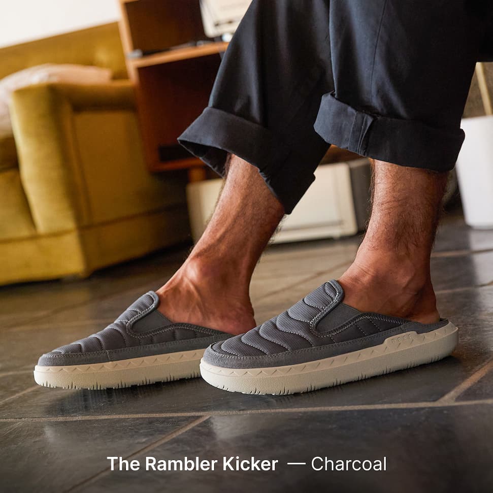 Getting geared up for fall should always start with the Rambler. Whether it's around the house, checking the surf, or grabbing some coffee, this collection has your feet covered. Shop now! 