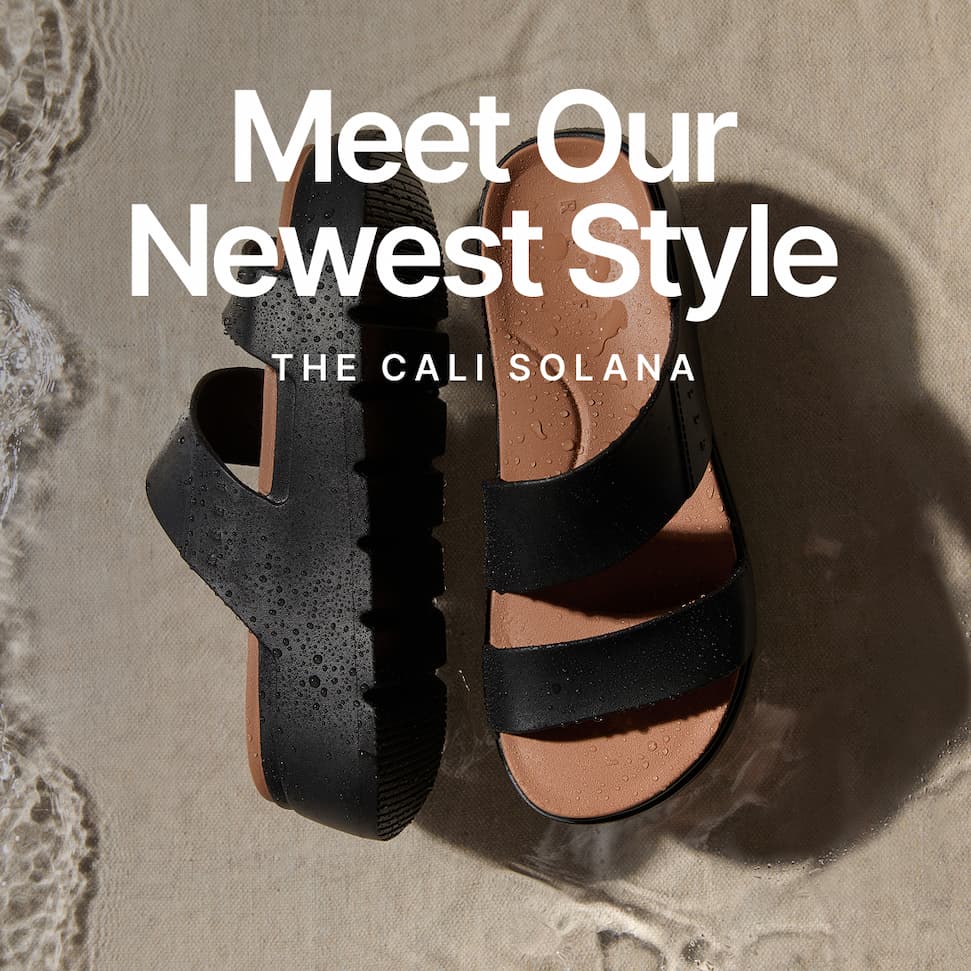 We wanted a super cute water-friendly sandal for summer that would still work perfectly every day after and this feminine, asymmetrical 2-bar takes the cake! Shop now!