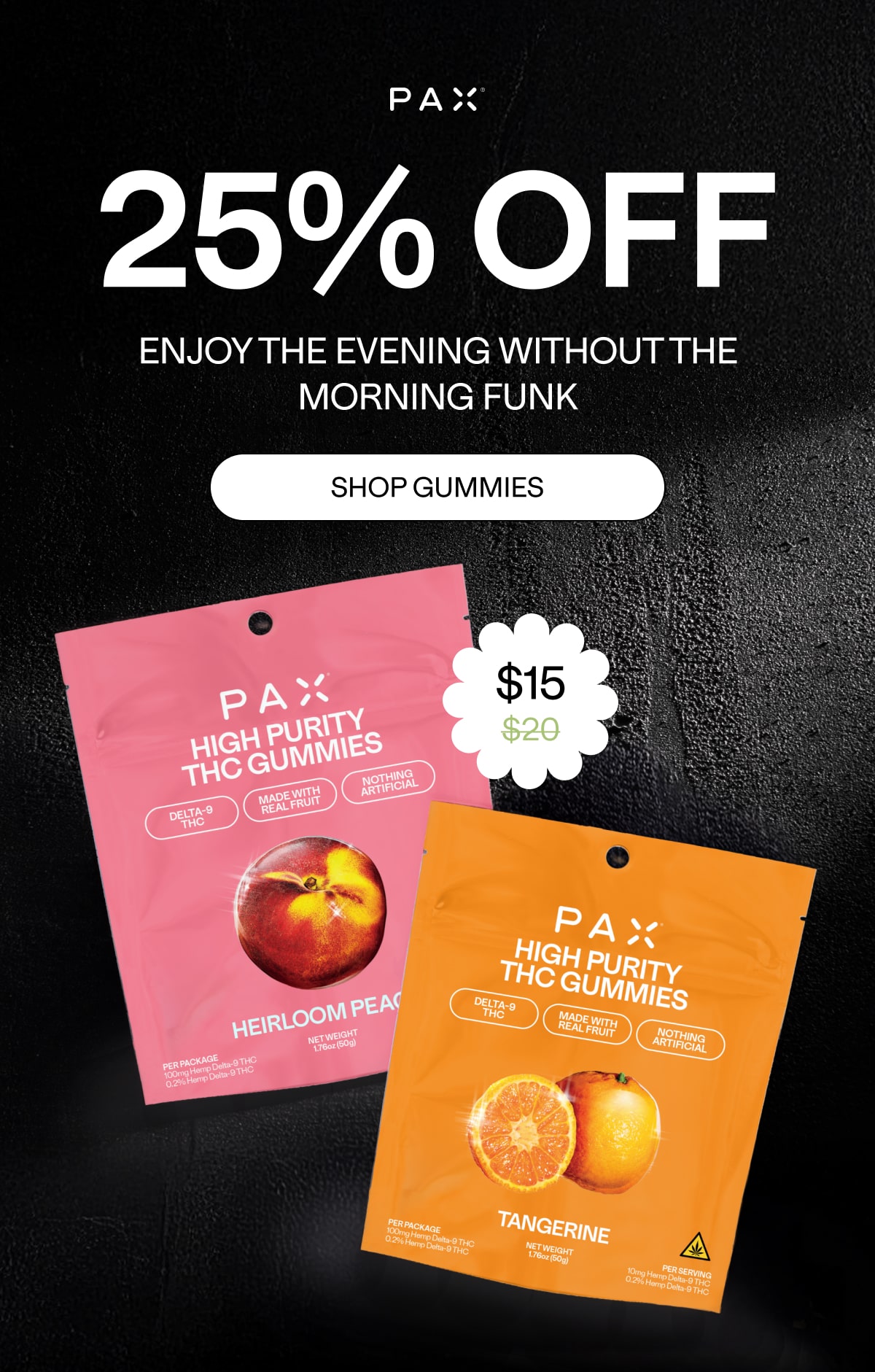 25% off - shop gummies