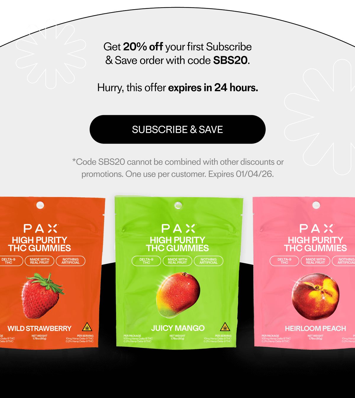 Get 20% off your first Subscribe & Save order with code SBS20.