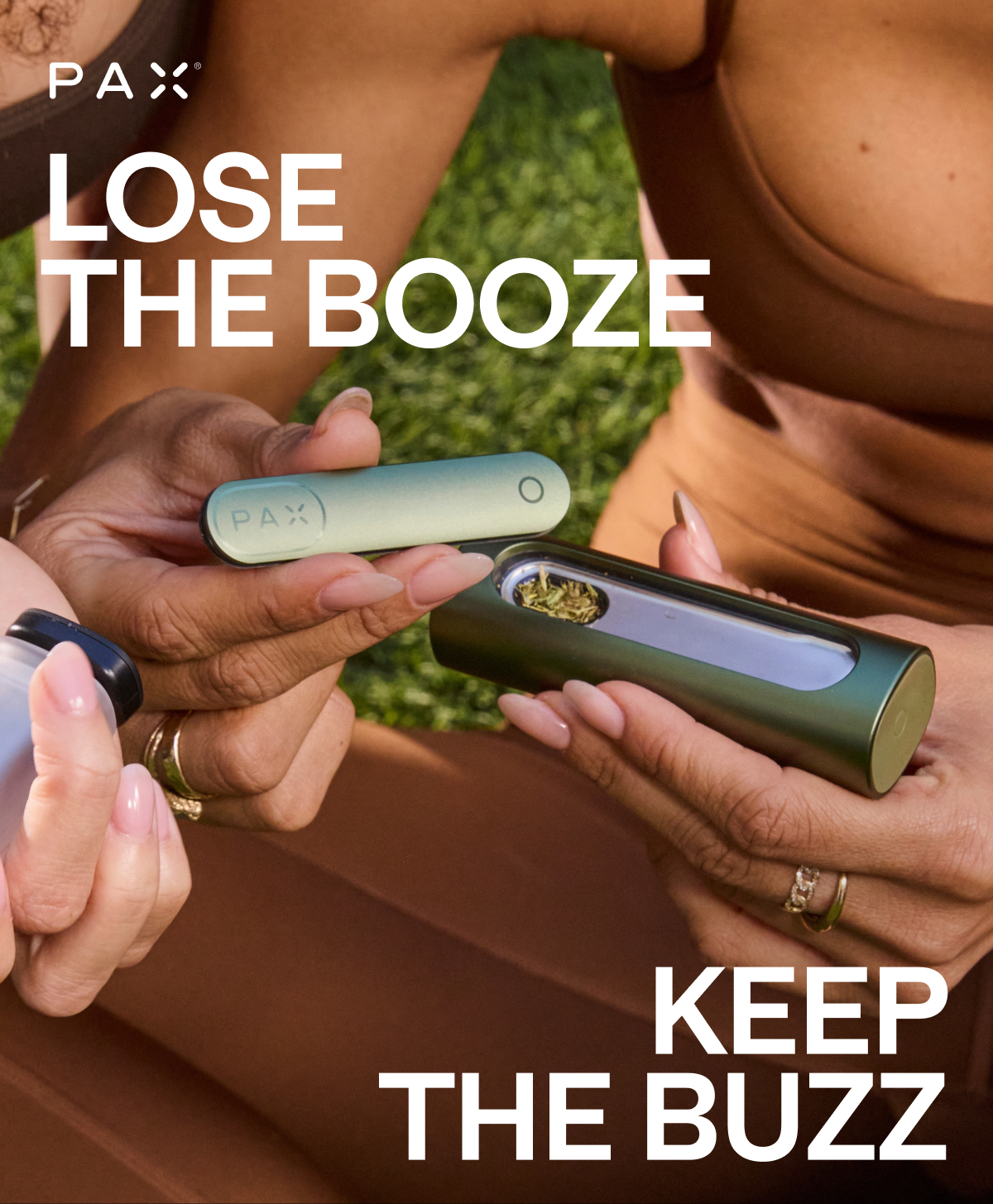 Pax. LOSE THE BOOZE. KEEP THE BUZZ