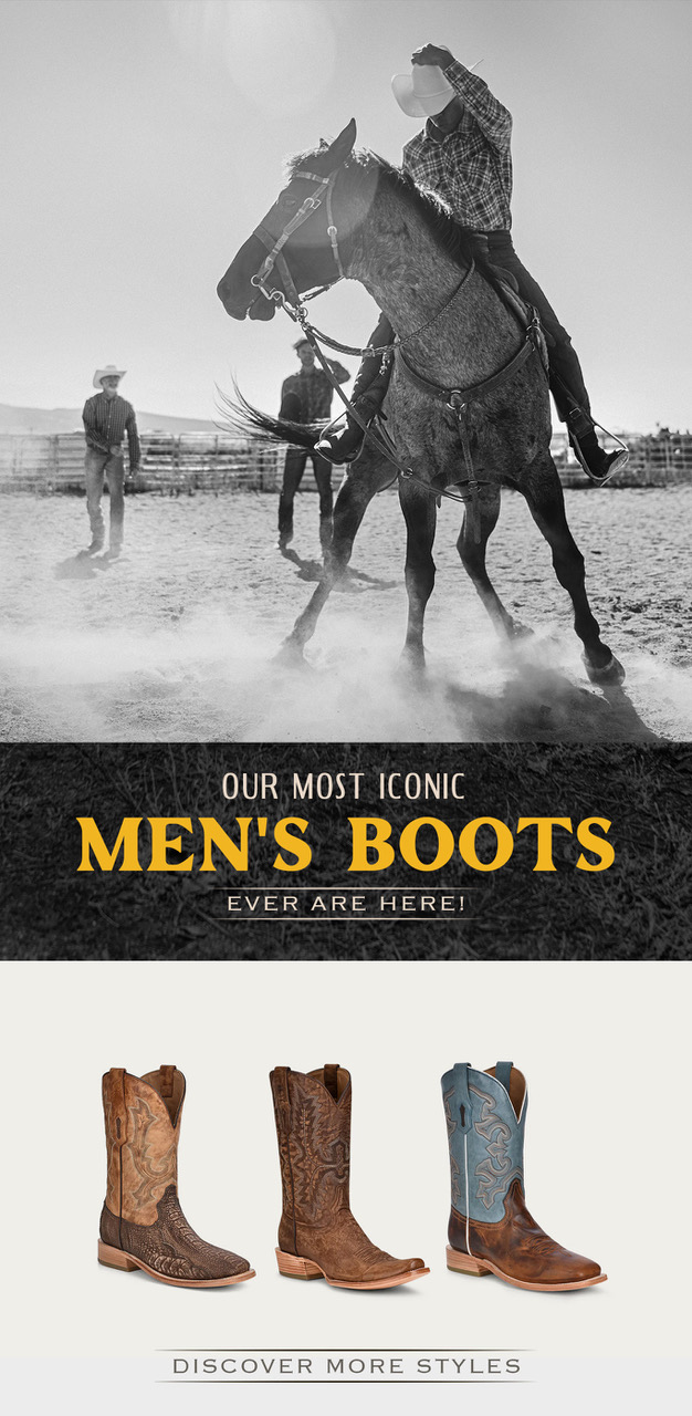 Our most iconic Men's Boots. 🤠 Corral Boots