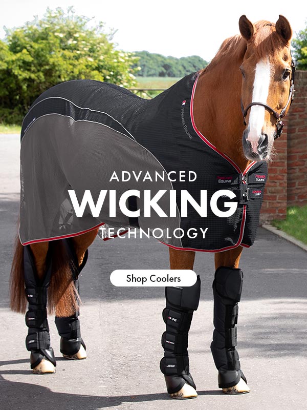 Advanced Wicking Technology! Premier Equine