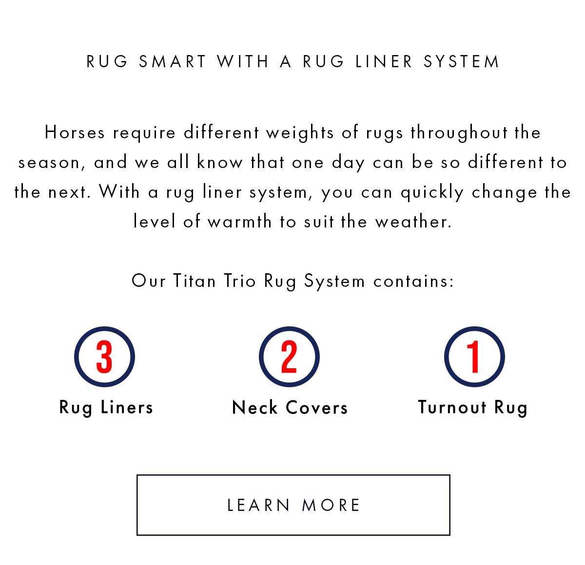 The Ultimate Rug System Premier Equine