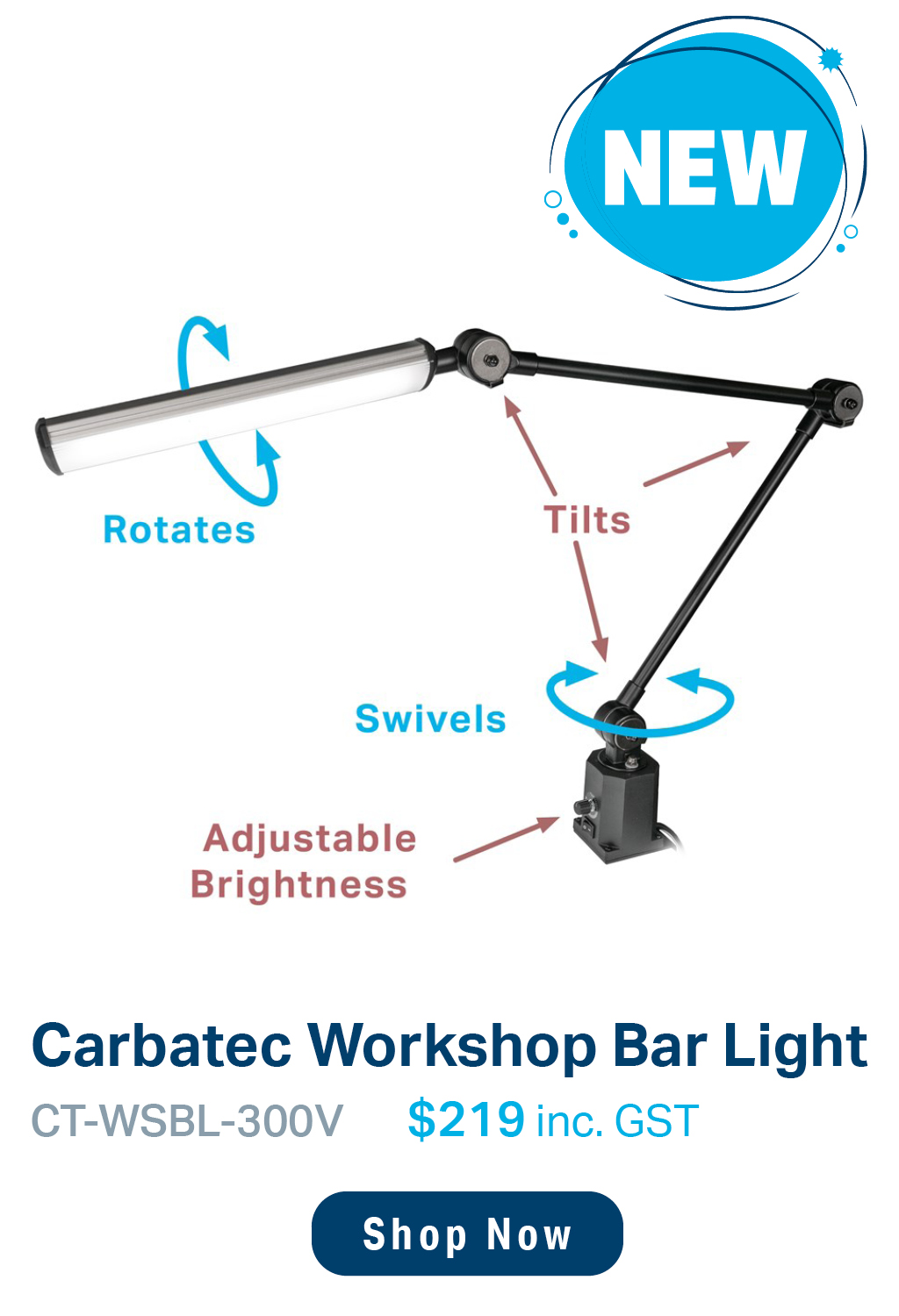 Do Not Forget Optimum Lighting Our Workshop Bar Light Has Just Hit