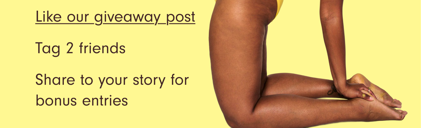 Like our giveaway post. Tag 2 friends. Share to your story for bonus entries.