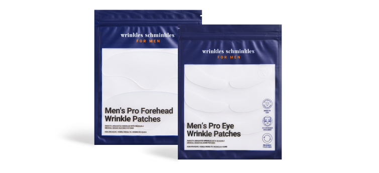 Men's Pro Forehead Wrinkle Patch & Men's Pro Eye Wrinkle Patches