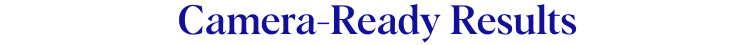 Camera-Ready Results