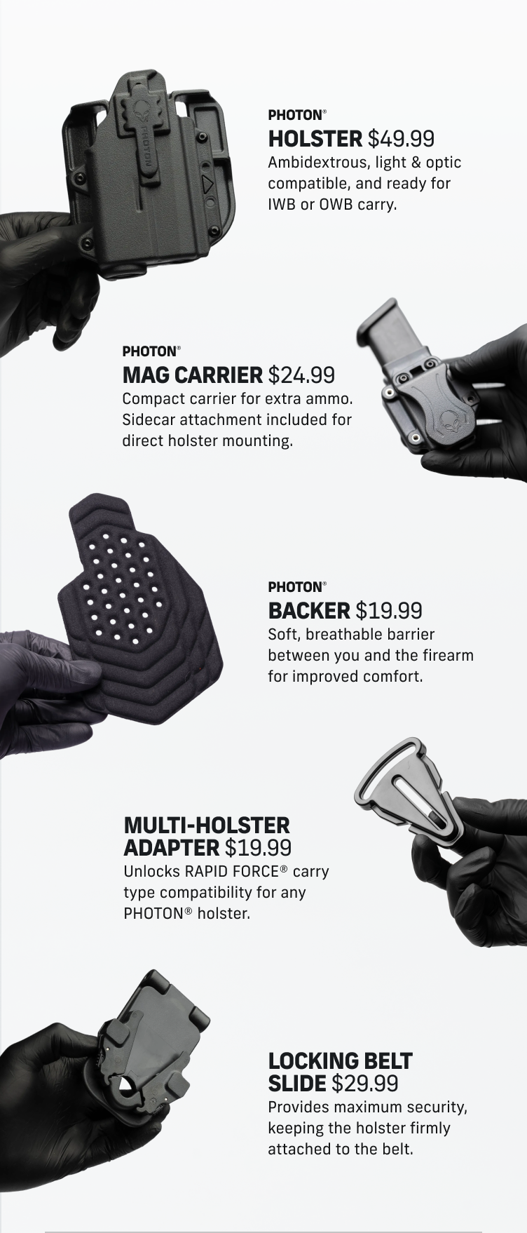 Product breakdown
