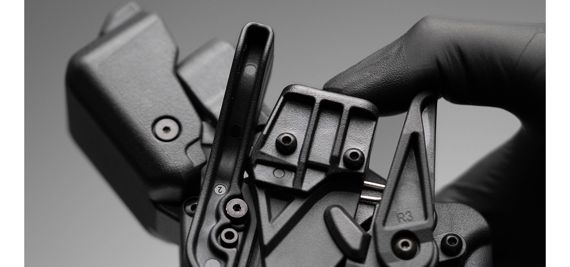 Shop RAPID FORCE&reg; Duty Holster with LVL III Retention. Built for patrol &mdash; secure, intuitive, and always mission-ready.