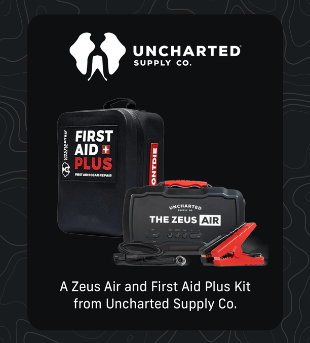 A Zeus Air and First Aid Plus Kit from Uncharted Supply Co.