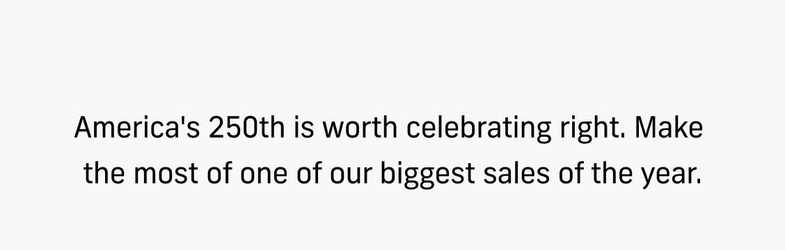 America's 250th is worth celebrating right.