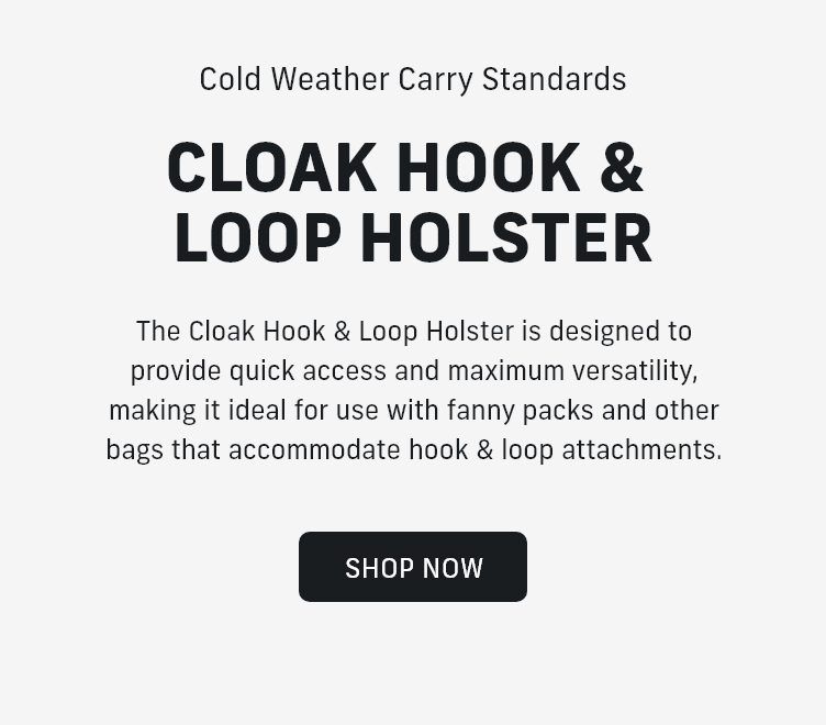 CLOAK HOOK & LOOP HOLSTER