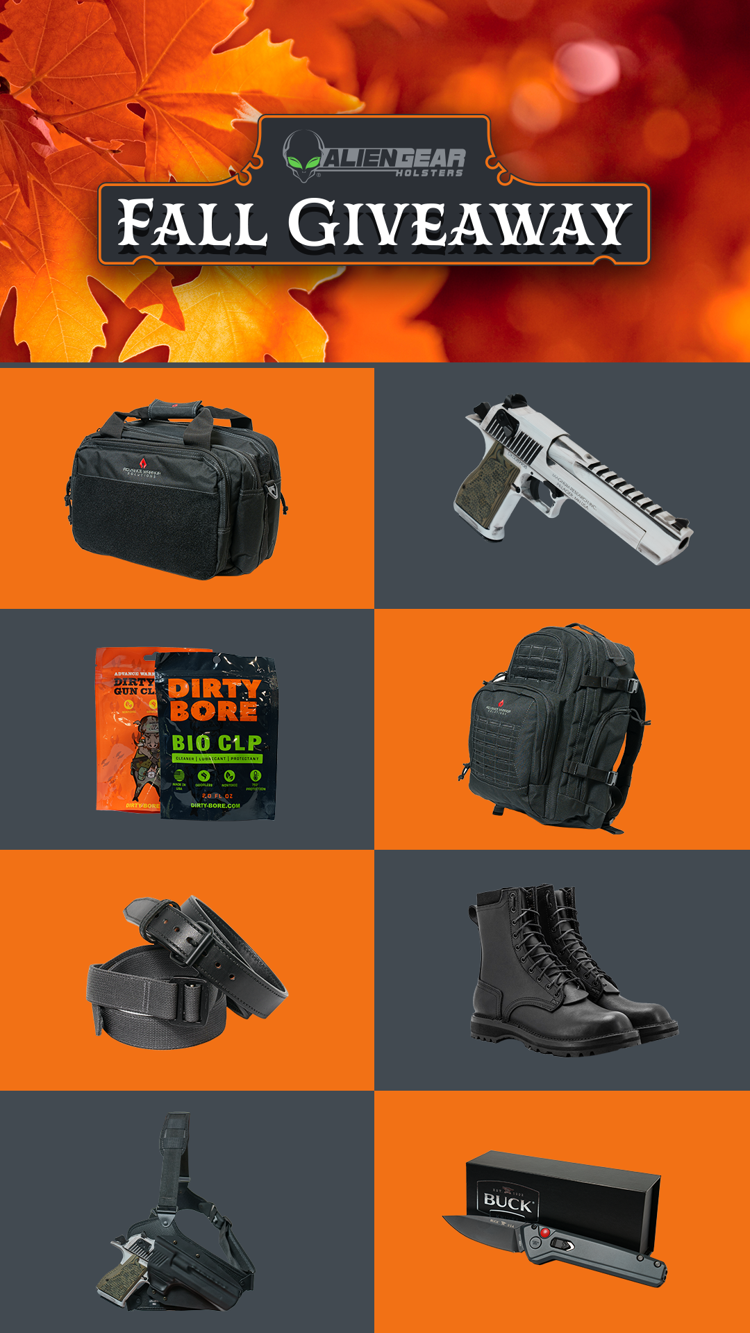 Our October Giveaway is LIVE! Alien Gear Holsters
