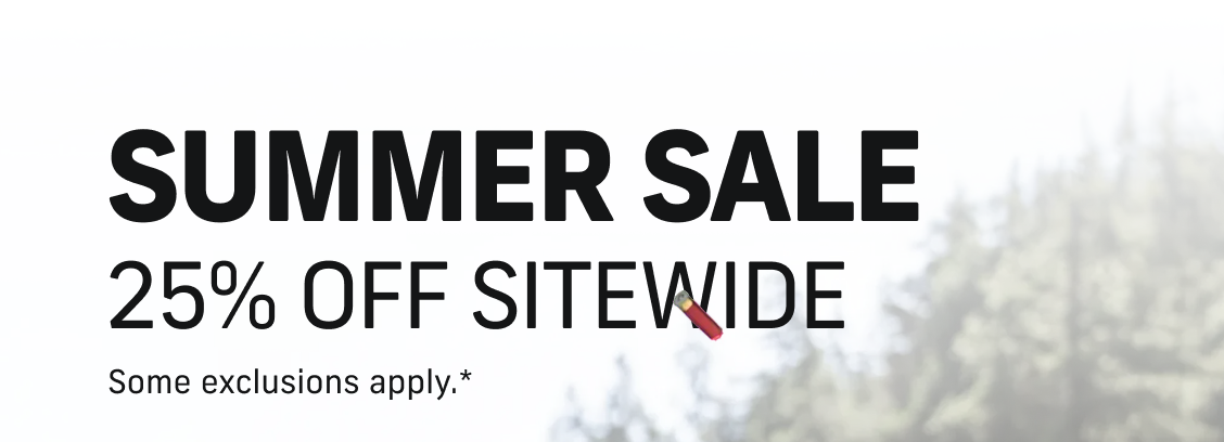 Summer Sale 25% Off Sitewide
