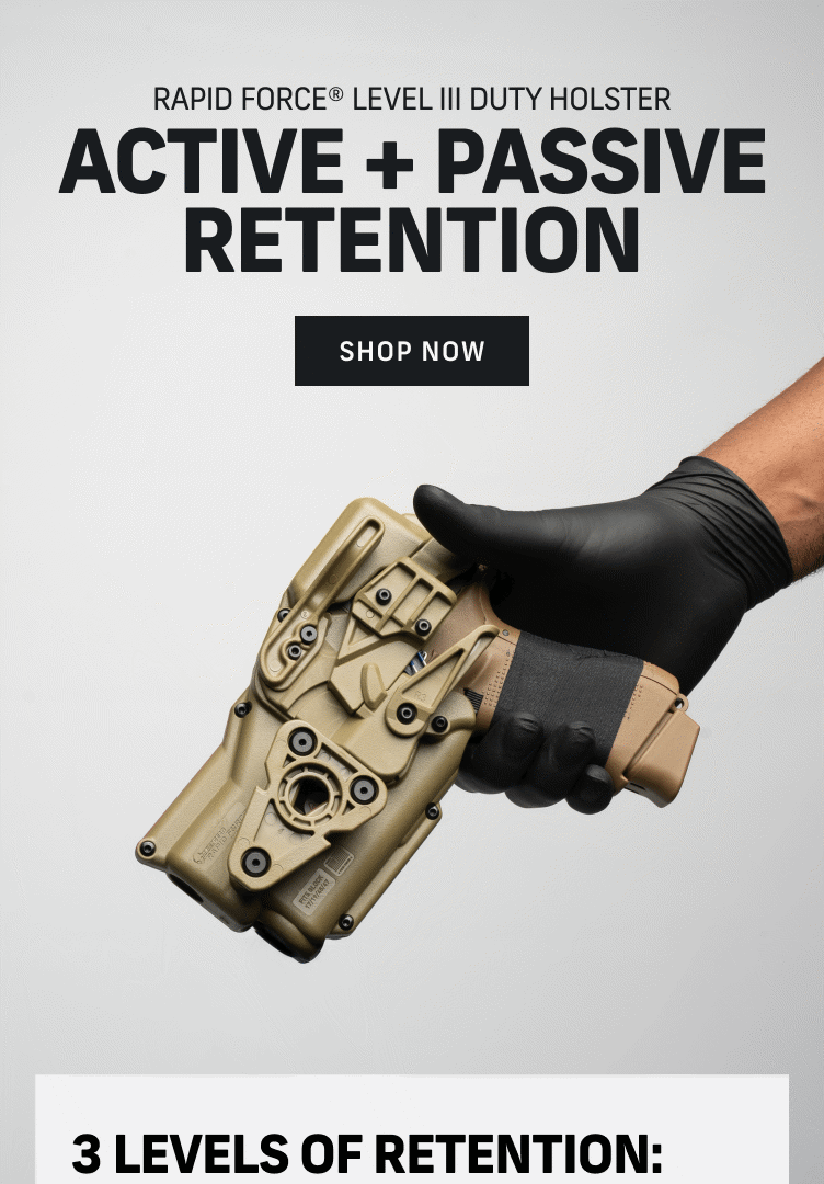 Level II Duty Holster; Shop Now