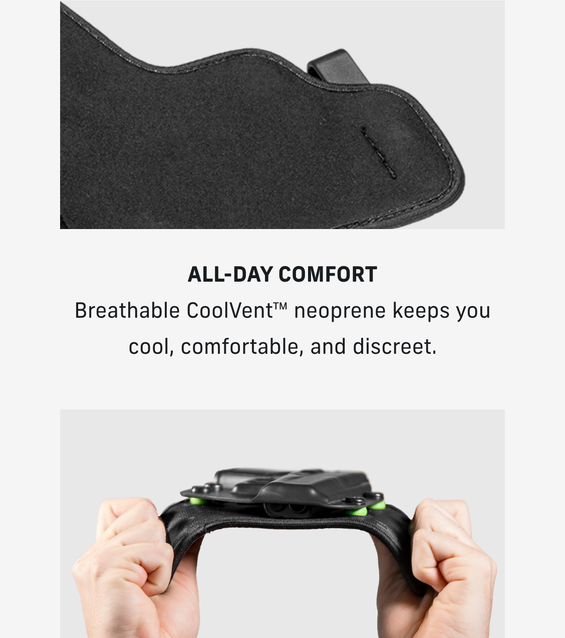 Cloak Tuck 3.5 IWB Holster | Breathable Neoprene Lining