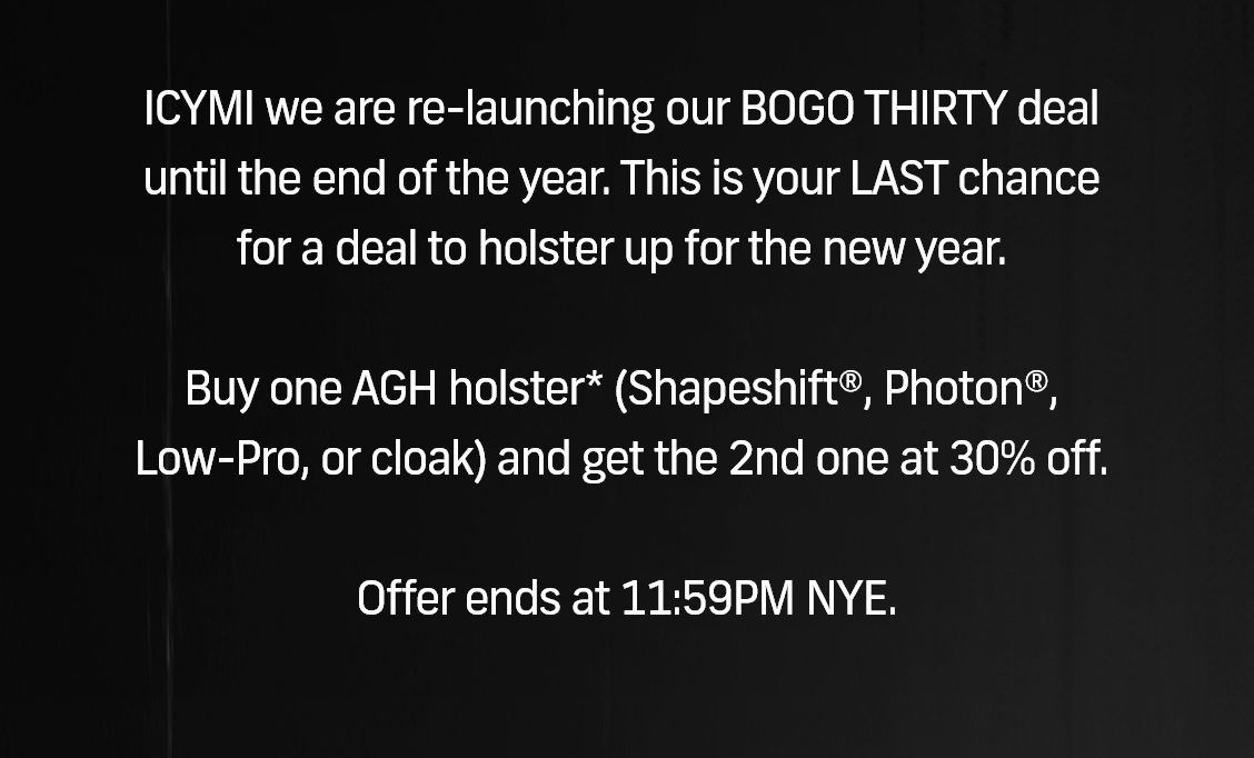 NEW YEARS | BOGO 30