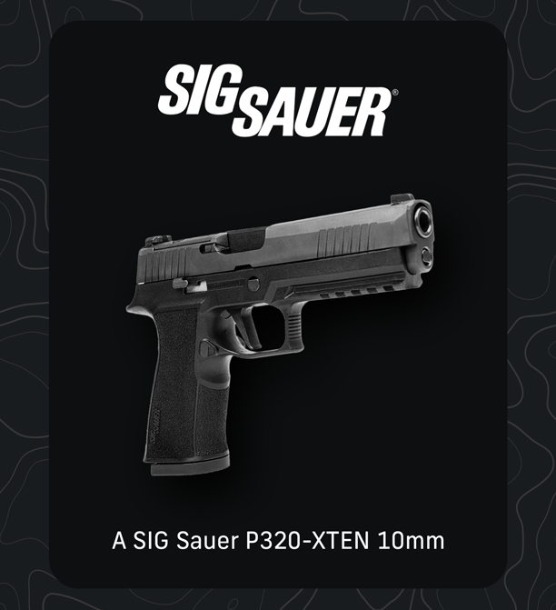 A SIG Sauer P320-XTEN 10mm