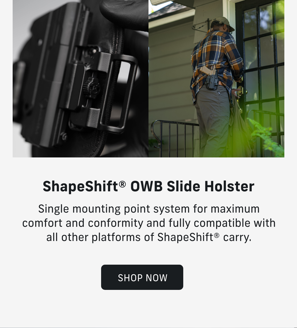 ShapeShift® OWB Slide Holster | SHOP NOW