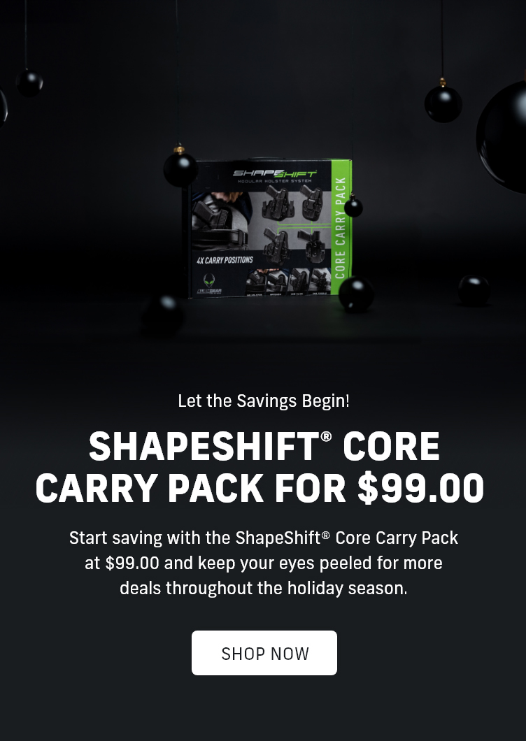 Alien Gear Holsters Gift Guide | Core Carry Pack | SHOP NOW
