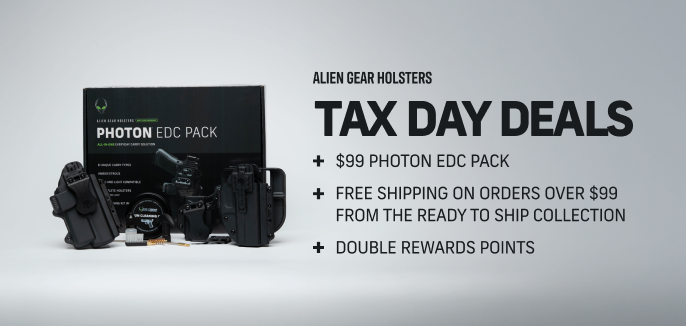 Experience Tax Day savings on holsters engineered, built, and shipped right from the heart of Northern Idaho. Alien Gear Holsters products are proudly made in The Inland Northwest.