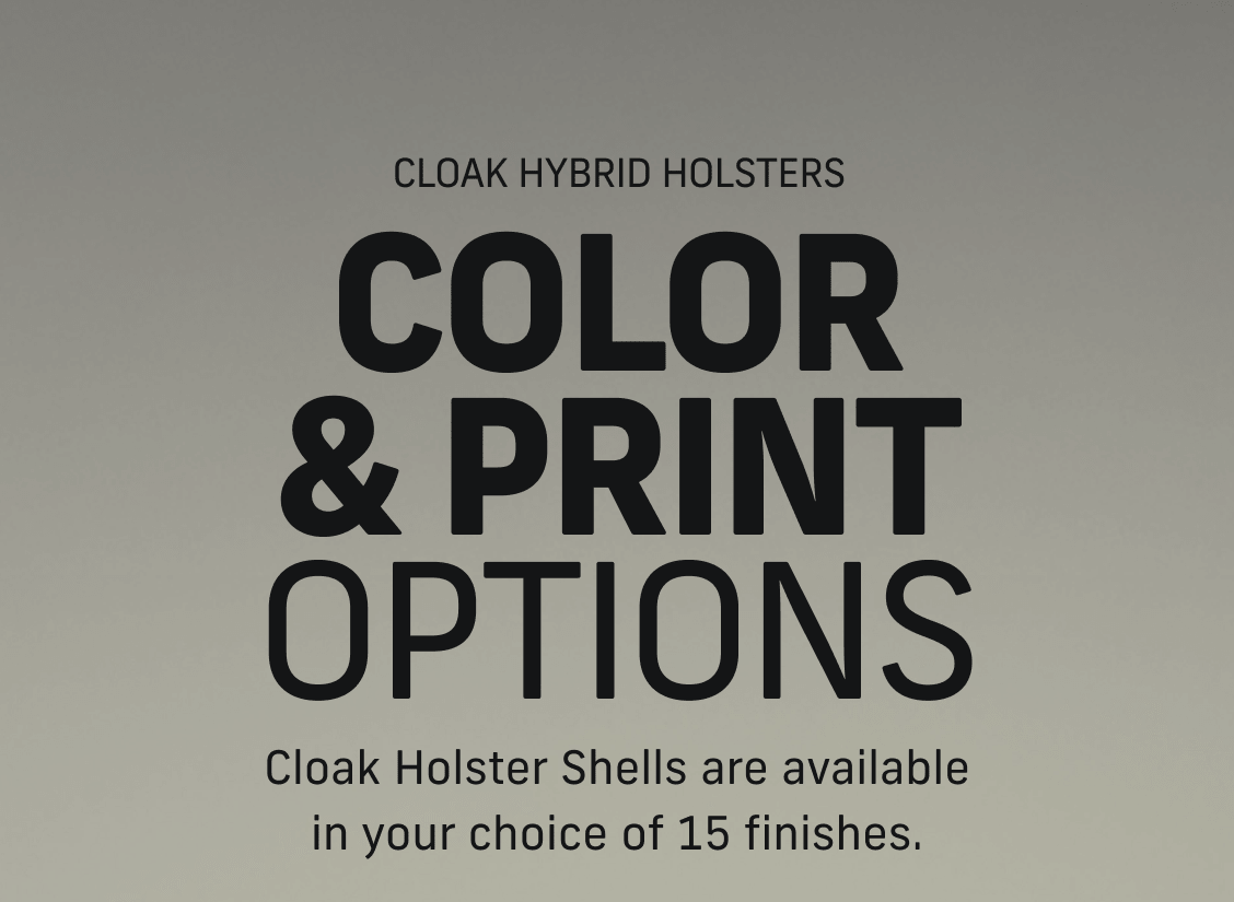 Cloak Color & Print Options