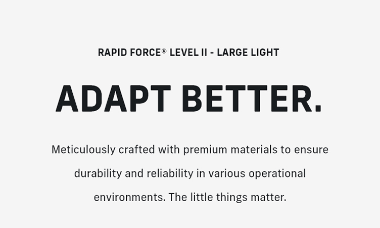 Rapid Force&reg; Level II Collection  |  SHOP NOW