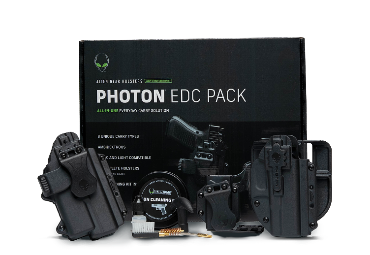 Photon + Nightstick EDC Bundle $74.99 | Practical. Everyday. Performance. | The Photon EDC Pack: Everything You Need | VIDEO | The Photon&reg; EDC Pack is a complete carrying system for your everyday needs. What's Included: Two Holster Options (One for lights, one for standard), Multiple ways to carry your gear, Gun cleaning kit | SHOP PHOTON EDC PACK