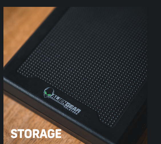 Shop proper firearm storage with Alien Gear Holsters