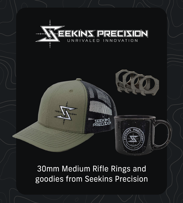 30mm Medium Riffle Rings and goodies from Seekins Precision