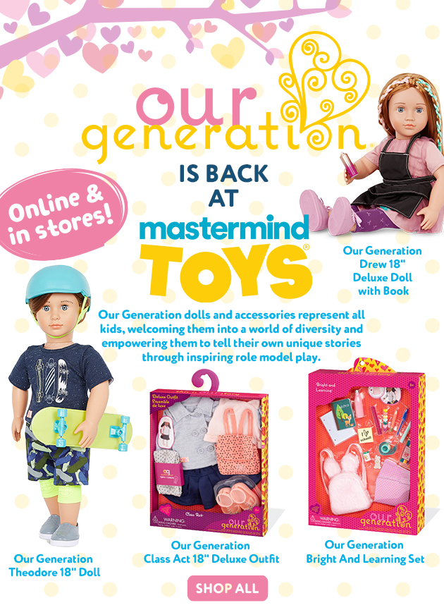 😍 Mastermind Toys Back Our Generation Dolls Mastermind Toys