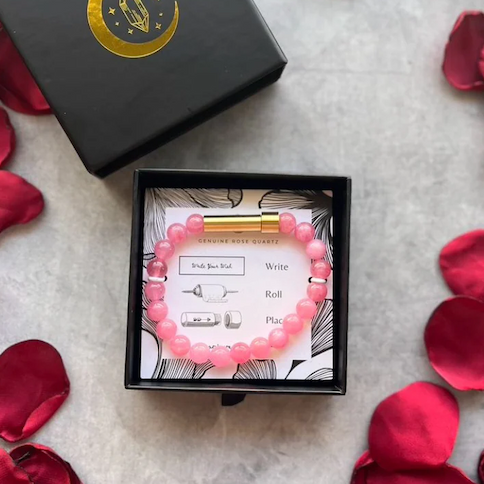 Manifestation Rose Quartz Bracelet 