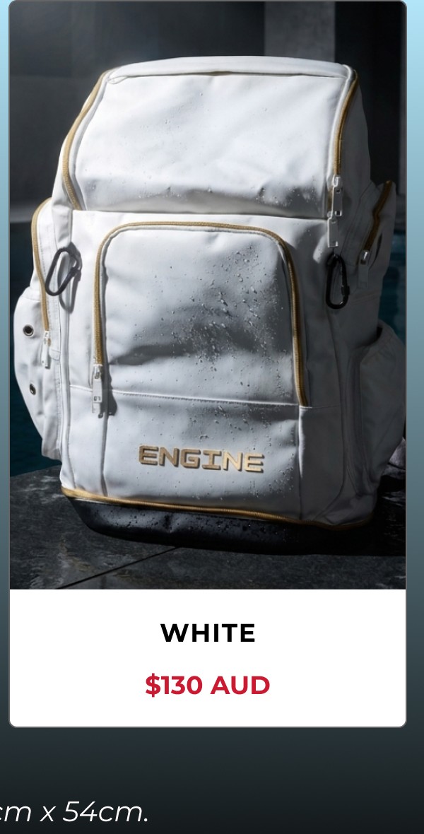 Engine white $130 AUD 40cm x 54cm.