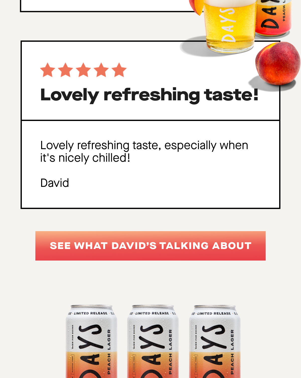 Lovely refreshing taste!