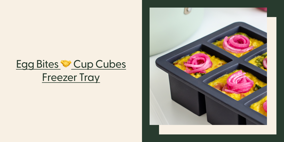 egg bites cup cubes freezer tray 