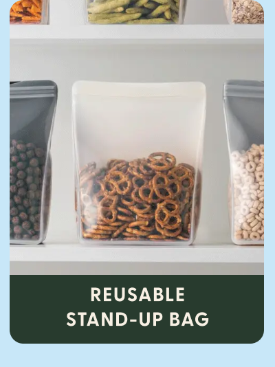 reusable stand-up bag