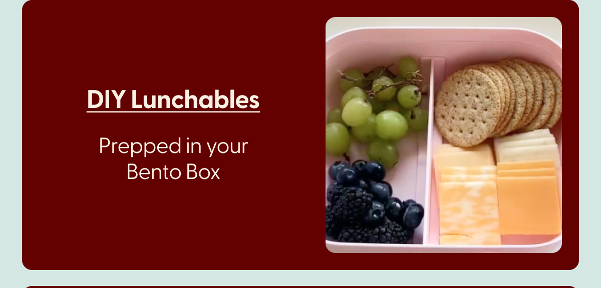  DIY Lunchables Prepped in your Bento Box