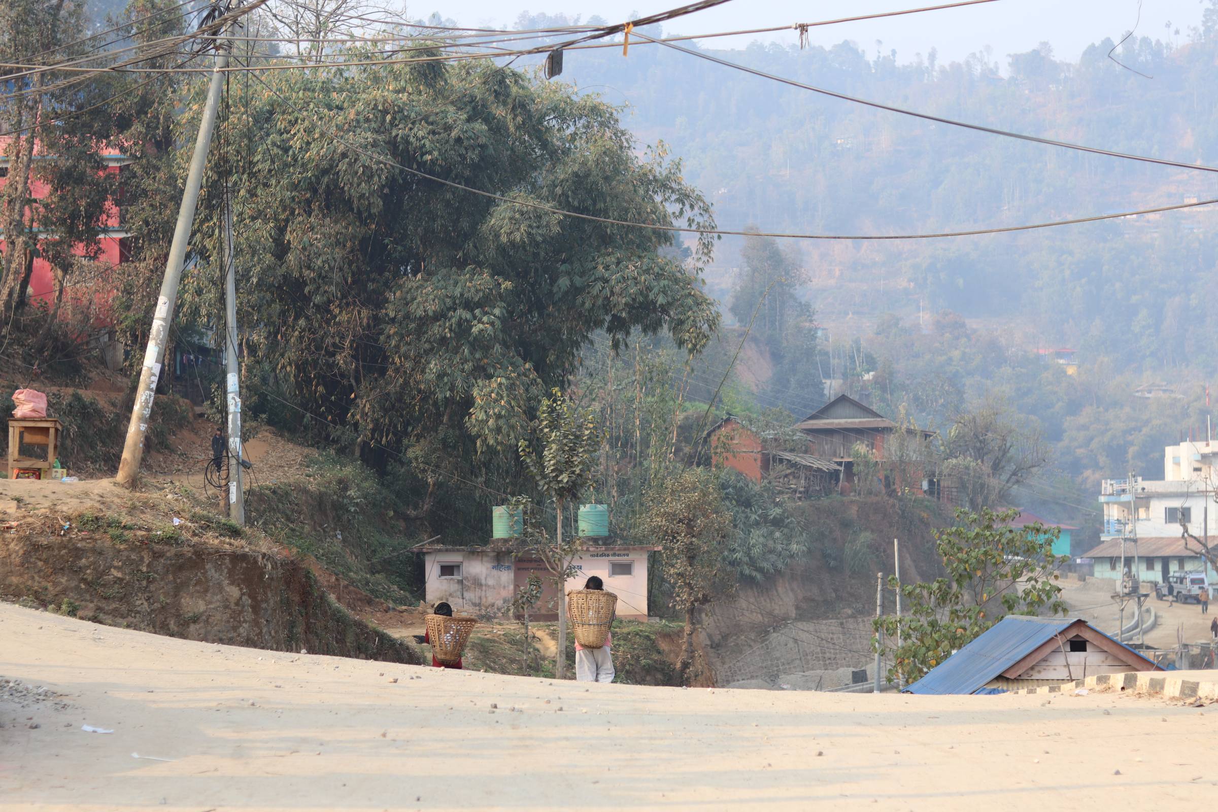 Phidim's Newly Built Road