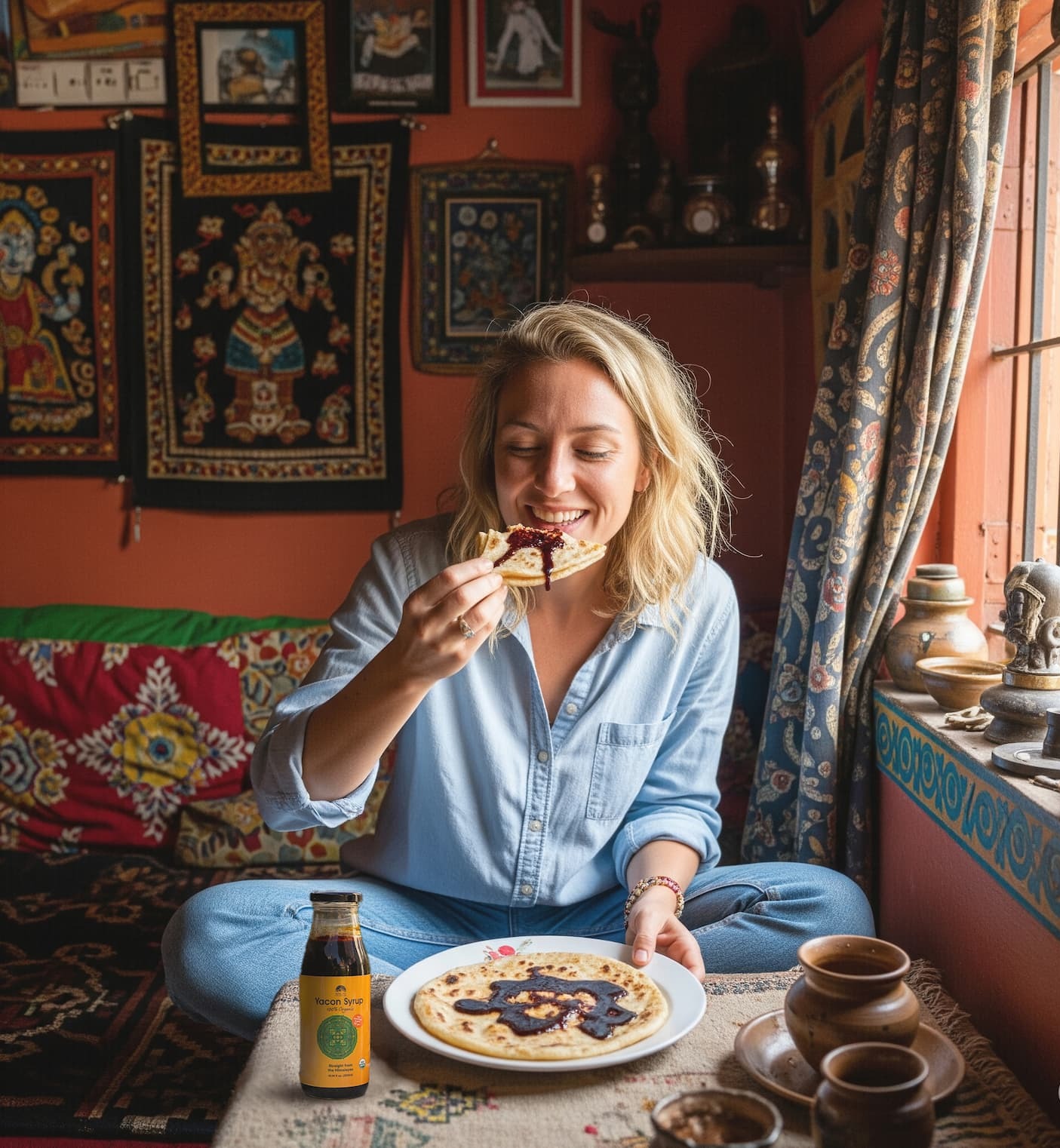 Enjoying Yacon syrup