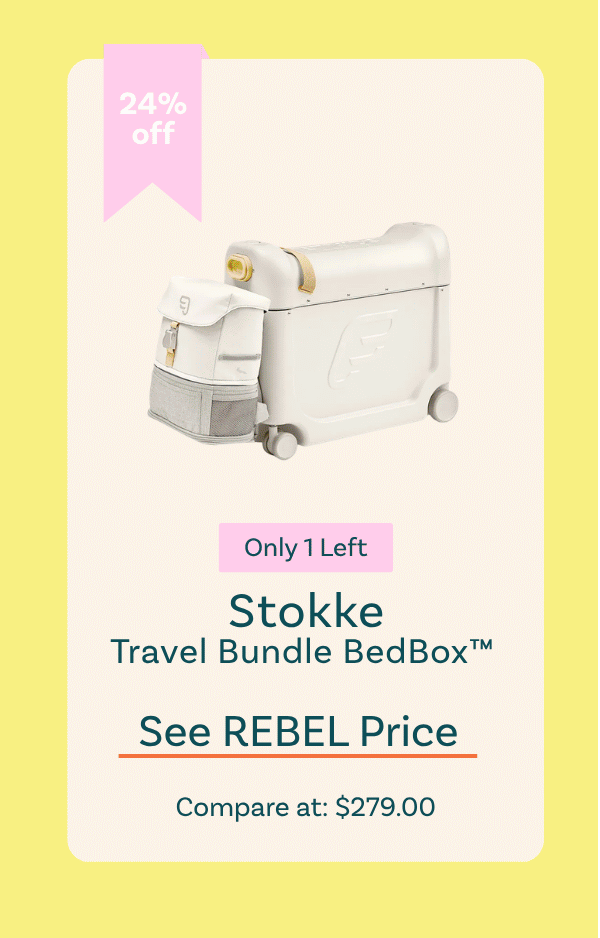Stokke Travel Bundle BedBox™ + Crew BackPack™ - White/White
