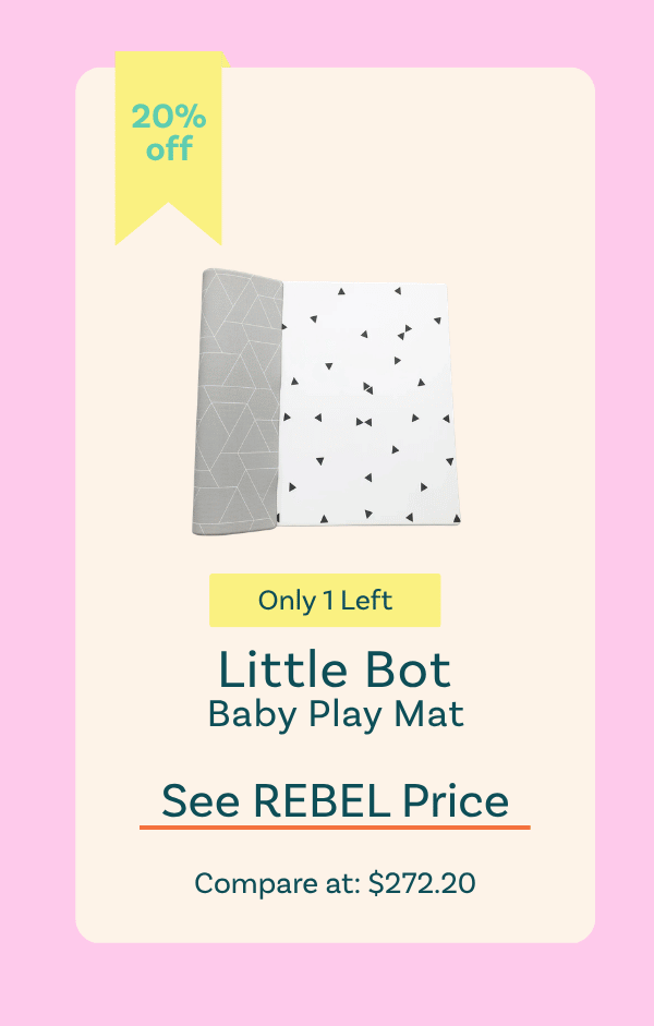 Little Bot Baby Play Mat - Ofie Mat - Zen Line + Triangle